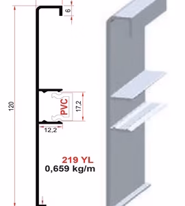 12 Cm Alüminyum Süpürgelik