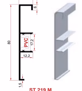 8 Cm Alüminyum Süpürgelik